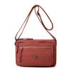 Lightweight multi-layer simple messenger bag women's new versatile commuter shoulder bag nylon casual hand carry small square bag