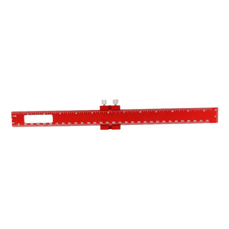 Woodworking Precision T-Square and Marking Ruler with Slider