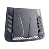 Exterior Hood Vent Scoop Cover Air Intake Grille Inlet Trim Carbon Fiber Look