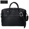 SERAPIAN CACHEMIRE Leder Slim Business Tasche Aktentasche schwarzGebraucht