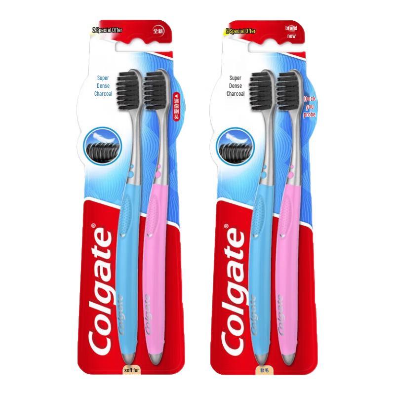 

Colgate Mini Head Charcoal Soft Bristle Toothbrush (4-Pack)