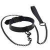 Human with Leather Training Female Restraint Cosplay Beautiful Erotic Toy Collar, SM, Leash, Restraint, Collar, Collar, Prop, Adjustable, Neck,