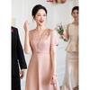 NRM8001 Elegant Pink Wedding Banquet Dress for Mother of the Bride, 2026 New Style