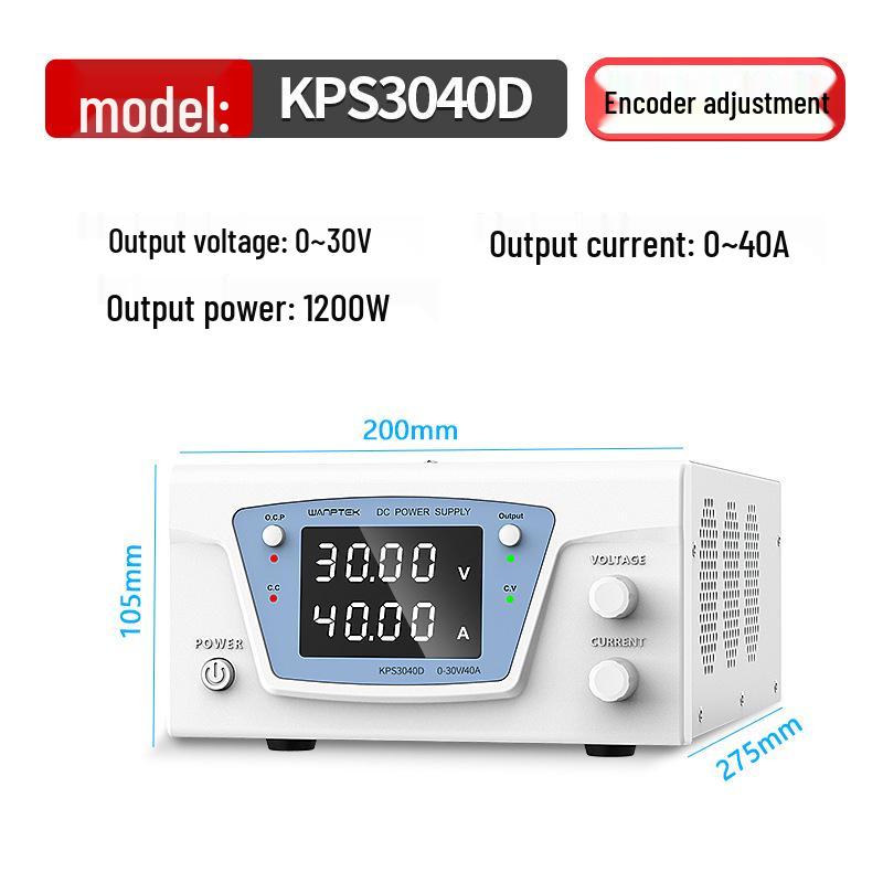 Wanptek GuCe 1200W Adjustable High-Power Lab Power Supply for Battery Charging and Testing