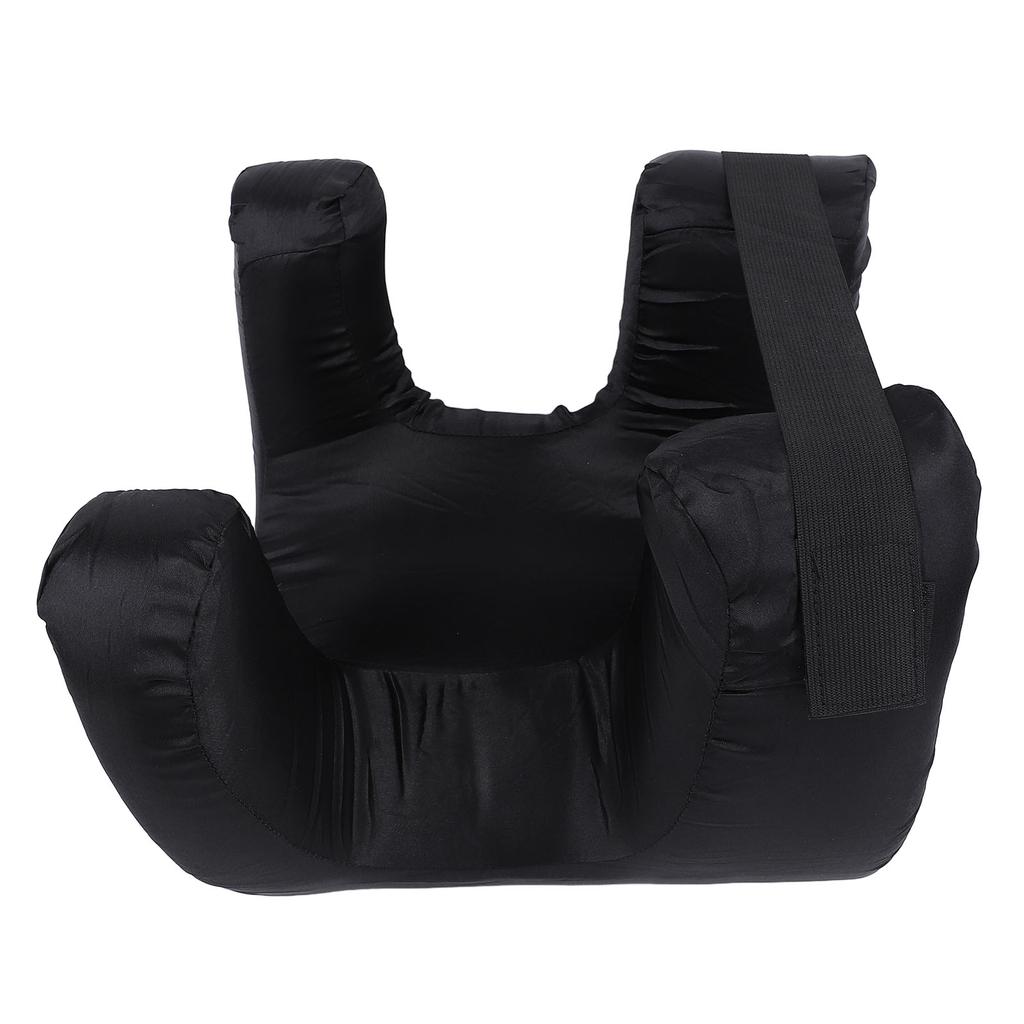 Face Down Pillow Memory Foam Sleeping Pillow Soft Comfortable Face Pillow for Home Travel Black
