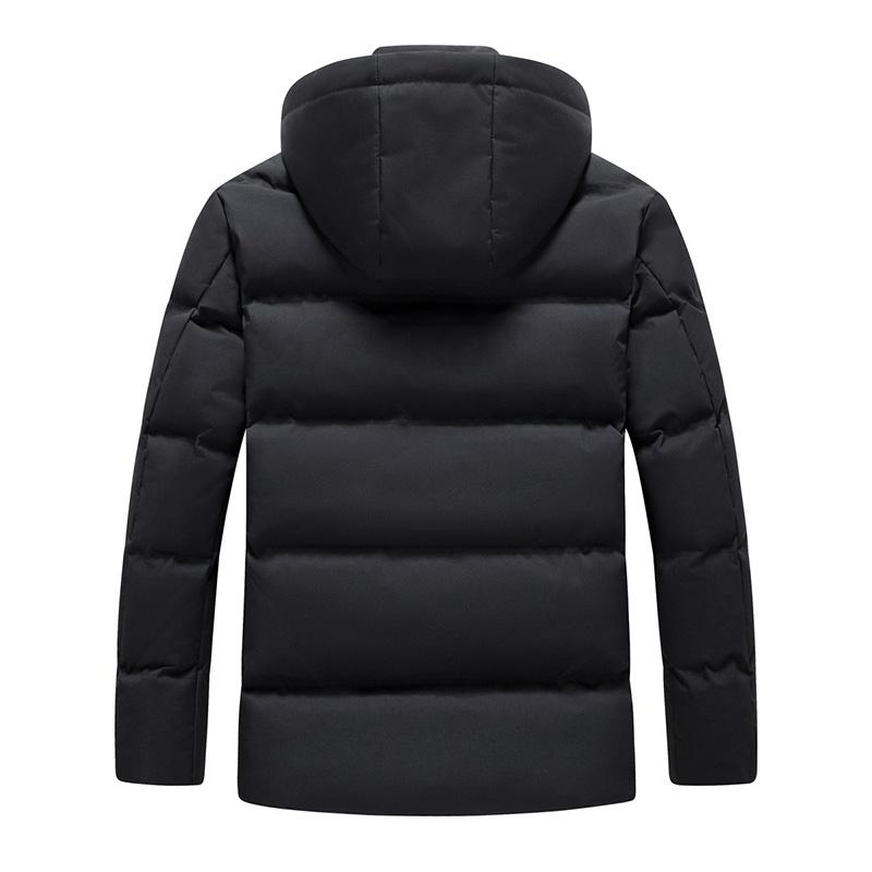 Мужская тяжелая куртка-пуховик с длинными рукавами и капюшоном Cozy Up (Доступно — фото 4