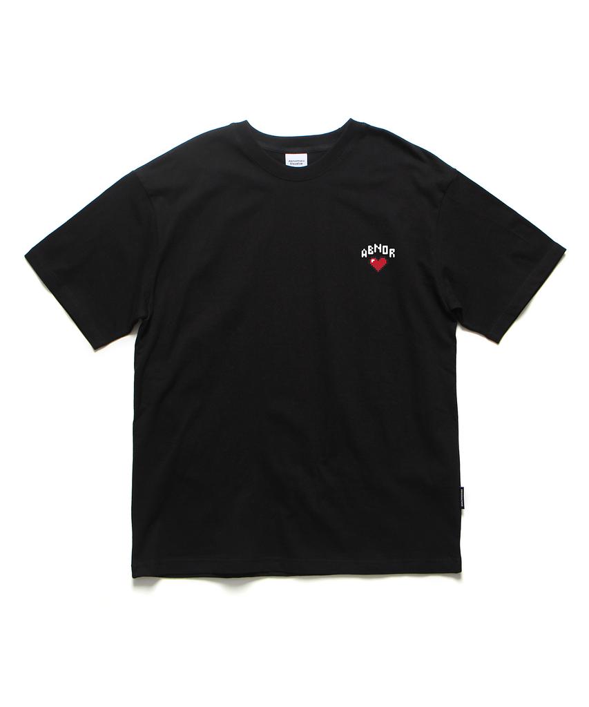 ABNORMALTHING Heart Oversized T-Shirt White