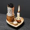 5-in-1 Keramik Räucher- & Kerzenhalter mit Aschefänger-Ablage Perfekt zum Räuchern mit Salbei, Smudge, Meditation und Yoga Räucherhalter