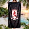 Stampa Middlesbrough FC Asciugamano da Spiaggia Quick Dry Microfibra Assorbente Portatile da Viaggio Asciugamano per Nuoto