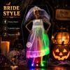 Espositore a Forma di Bara di Halloween con Azione Animata, Luce Interna e Suono per Styling di Feste e Scene Serale
