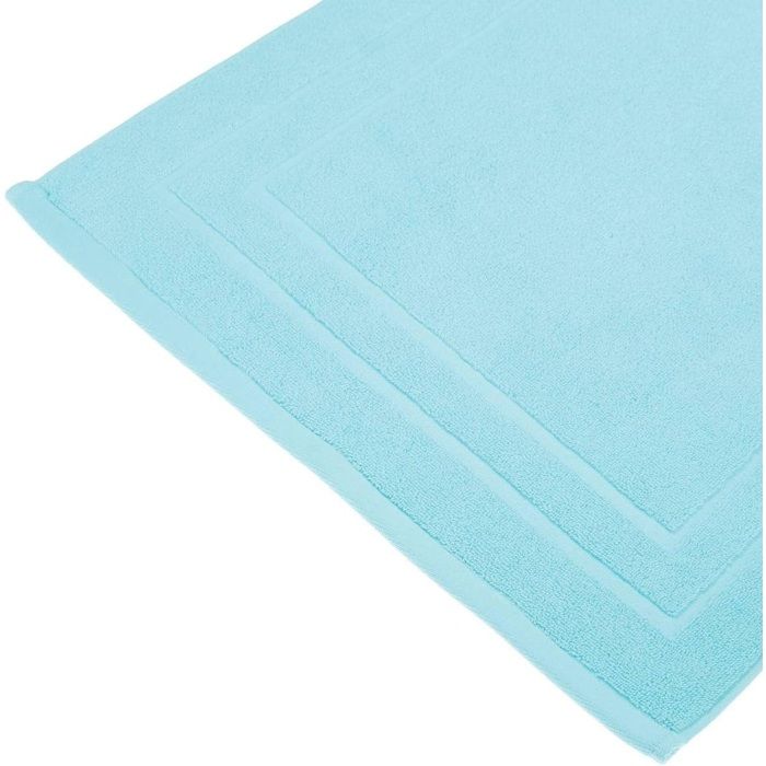 Modern Aqua Blue Bath Mat 50 X 70 Cm