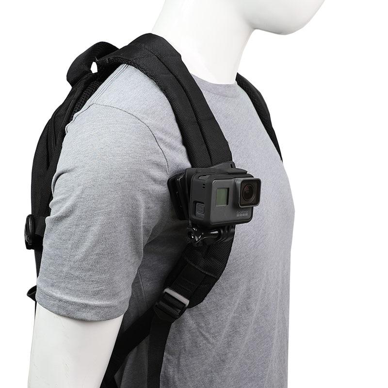 360 Degree Rotary Backpack Clip Shoulder Strap Clamp Mount Camera Accessories