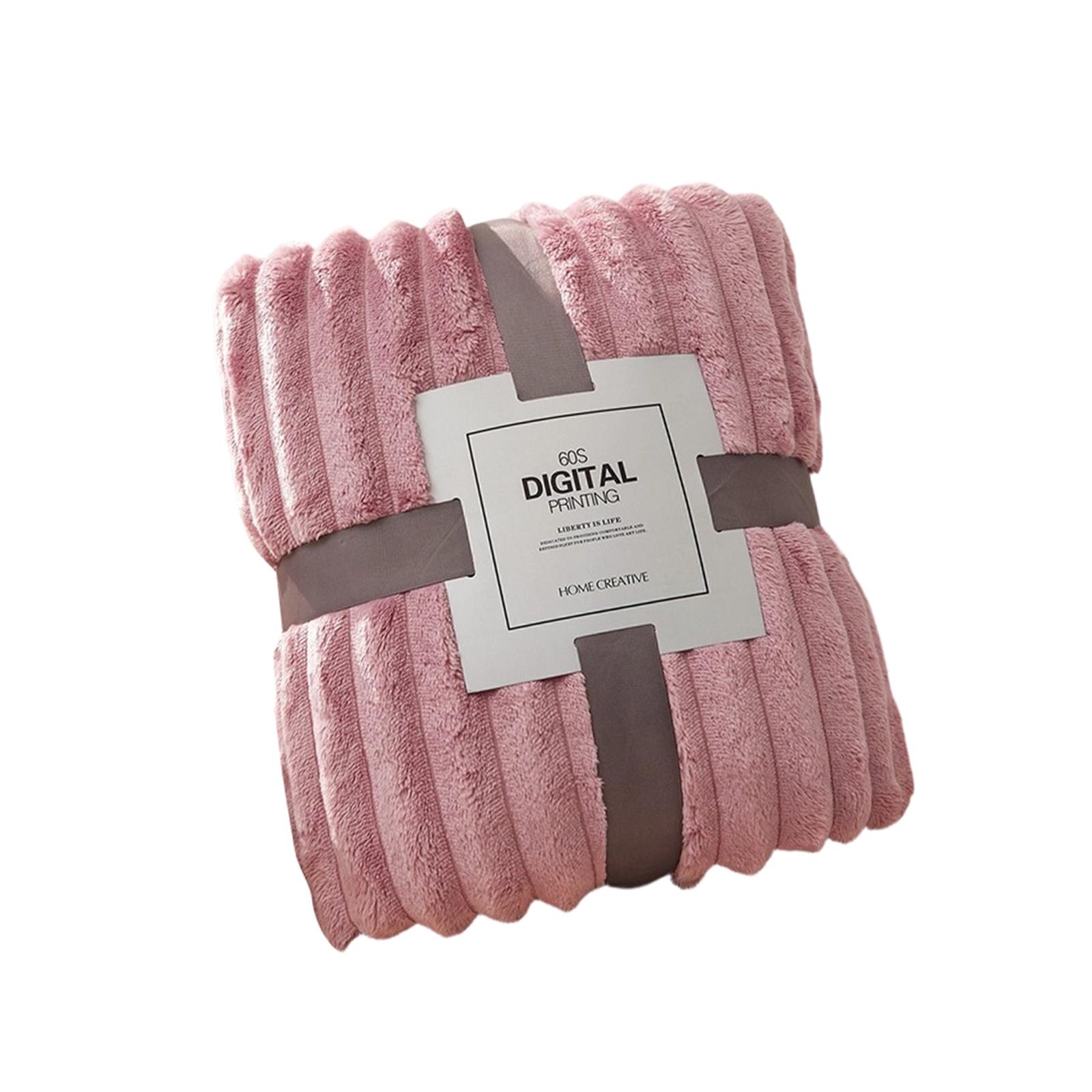 

Wide And Thick Rabbits Plush In Stock, Light Luxury Coral Fleece Blanket, Flannel Blanket, Cover Blanket, Gift Conditioning Blanket 59*78.7inch One Size рожевий