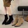 Fashion 2025 Autumn New Style Women's Fashionable and High-quality Women Ankle Boots Thin Low Heel Modern Short Boots