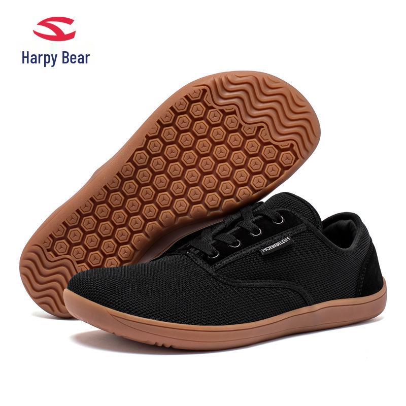 Happy Bear Men s Autumn Suede Leather Wide Toe Sports Shoes 44