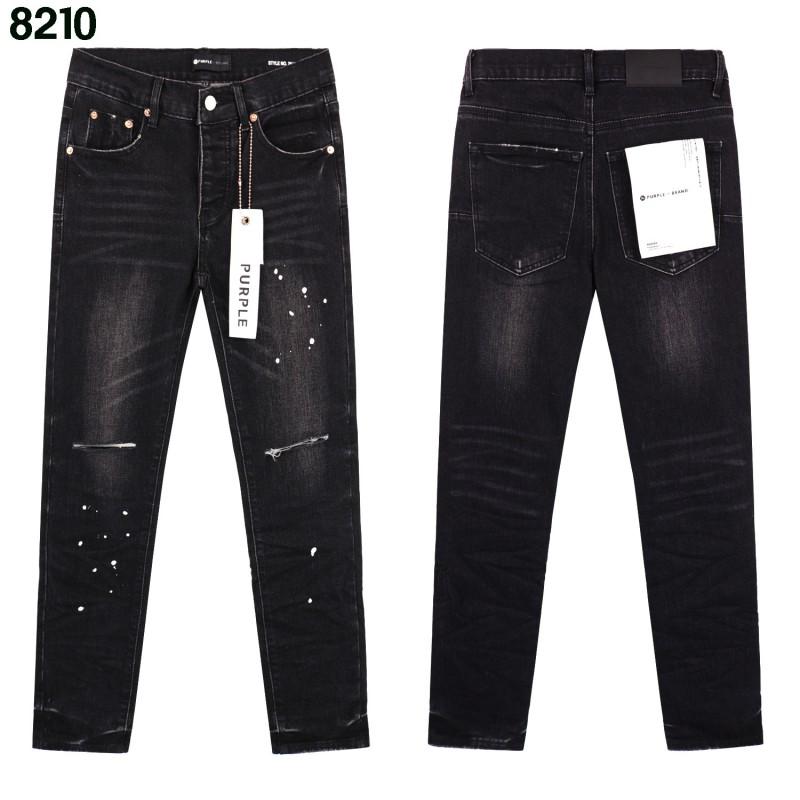 Jeans de Hombre Rectos con Parches Desgastados Estilo Vintage High Street Pantalones Casuales