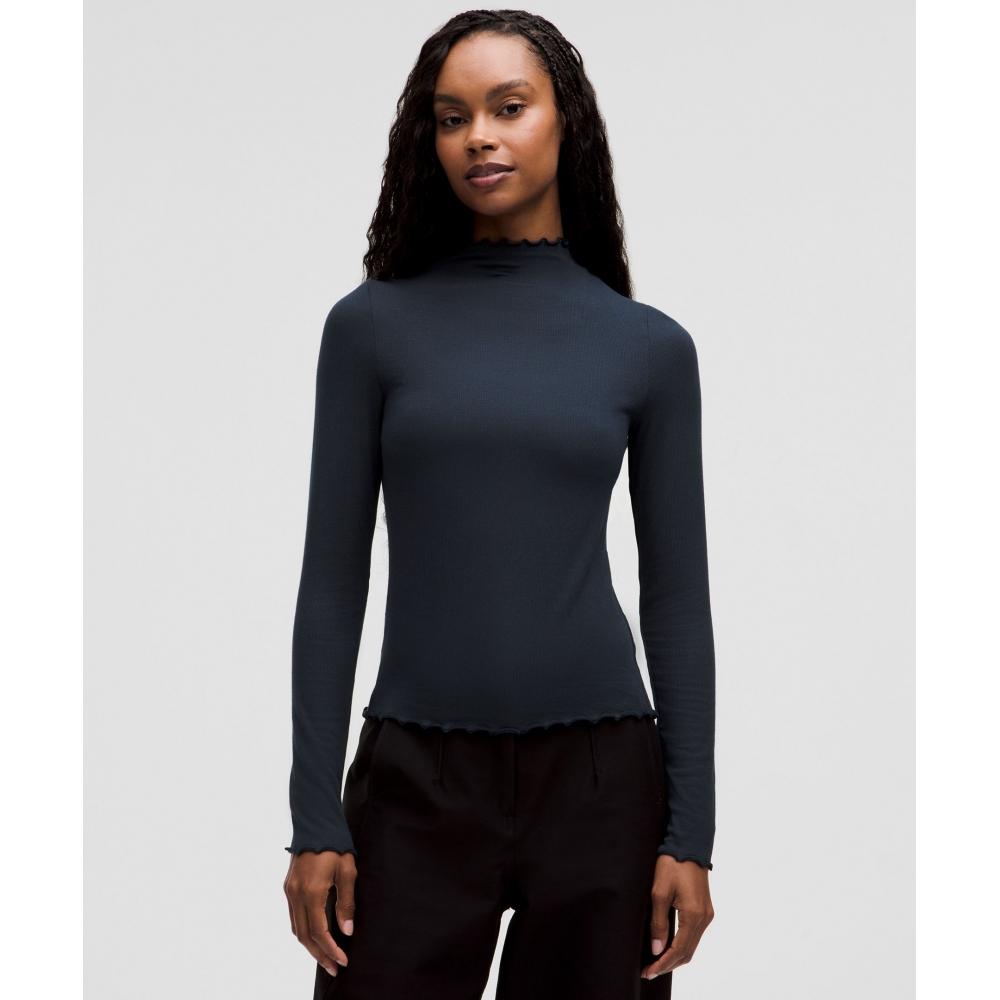

Lululemon Hold Tight Lettuce Edge Водолазка True Navy 8