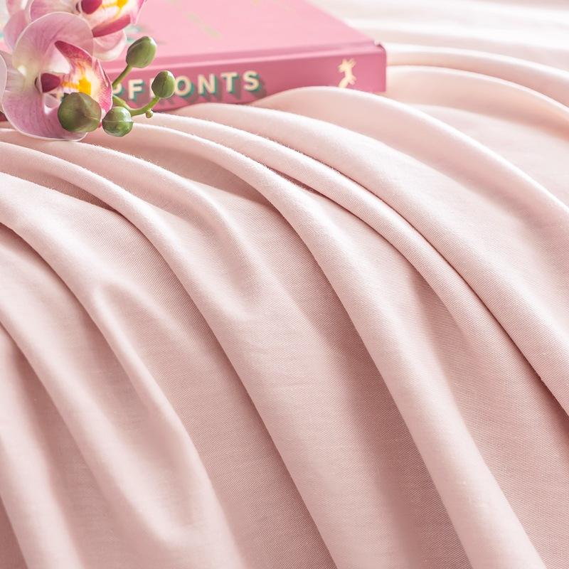 Premium Sense 120S Long-Staple Cotton Pure Cotton 4Pcs Set Cotton Embroidered Quilt Cover Bed Sheet Sleeping Naked Skin-Friendly Bedding