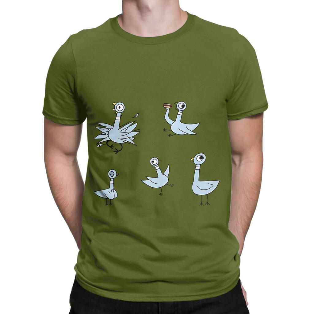 Lass den PPigeon nicht den Bus fahren Grafik 100% Baumwolle T-Shirt Lässige Oberteile für Unisex