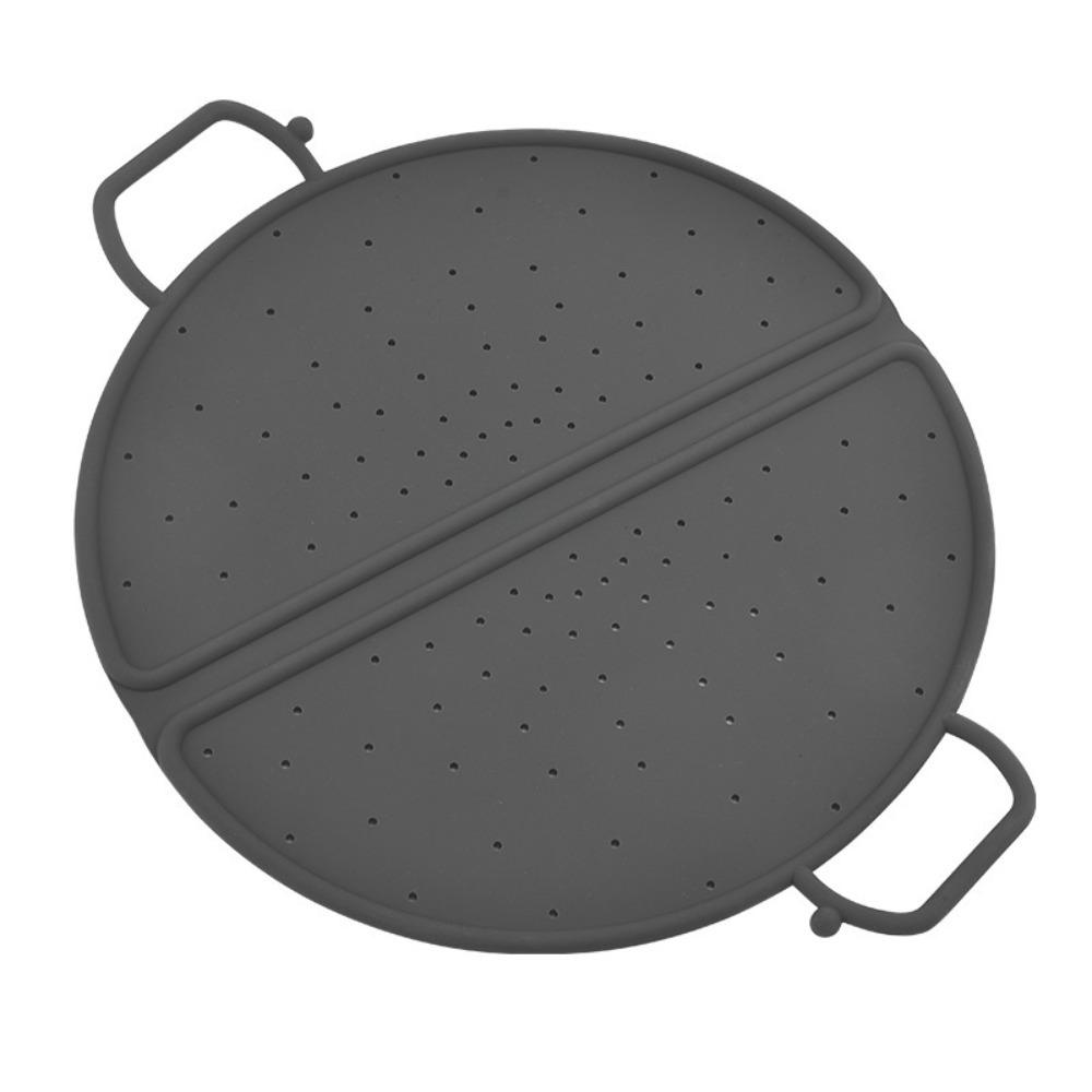 Silicone Steaming Rack Heat Resistant Drain Rack Multifunctional Foldable Steamer Basket  Wok