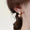 French Earrings 2026 New Popular Item, Light Luxury High-End Feeling Earrings, Female Niche Temperament Commuting Autumn and Winter Earrings
