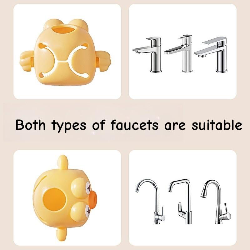 Home Wasserhahnverlängerung Niedliche Cartoon Silikon Verlängerungshahn für Baby Händewaschen Spritzfeste Verlängerung