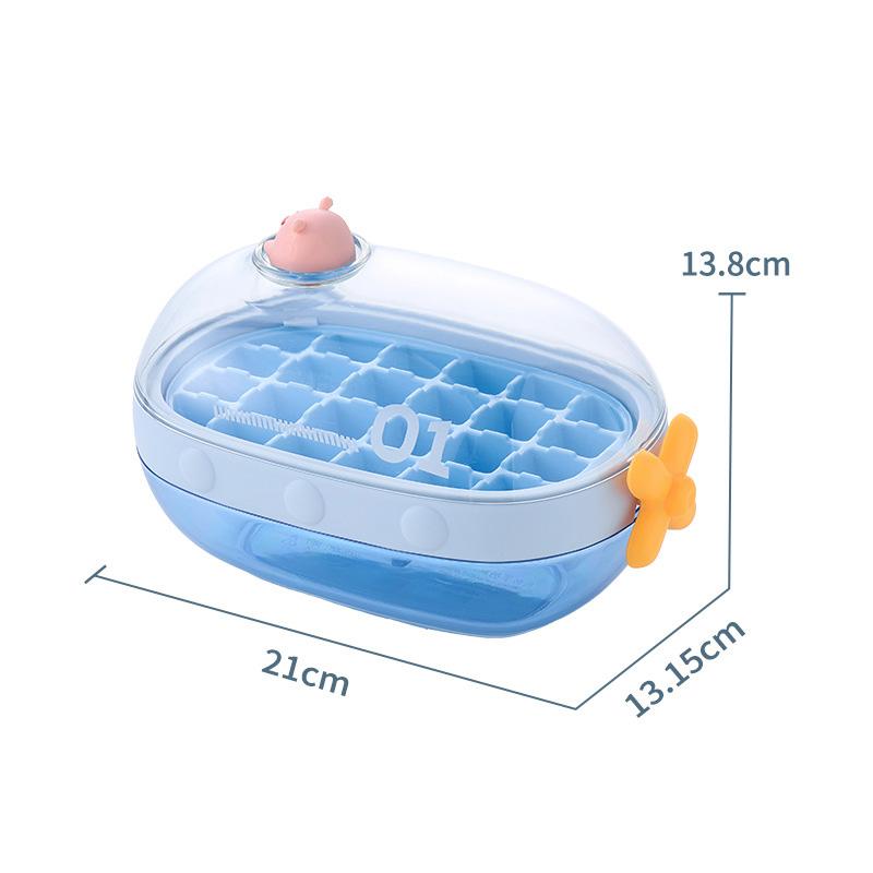 15/28/30 Grids One Click Press Ice Tray Pressing Ice Cube Making Mold Home Kitchen Bar Ice Box Mold Case Summer Cold Juice Maker