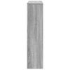 Radiator Cover Gray Sonoma 149 x 20 x 82 cm Wood Based Material