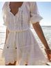 Women's White Summer Vacation Dress - New Arrival
