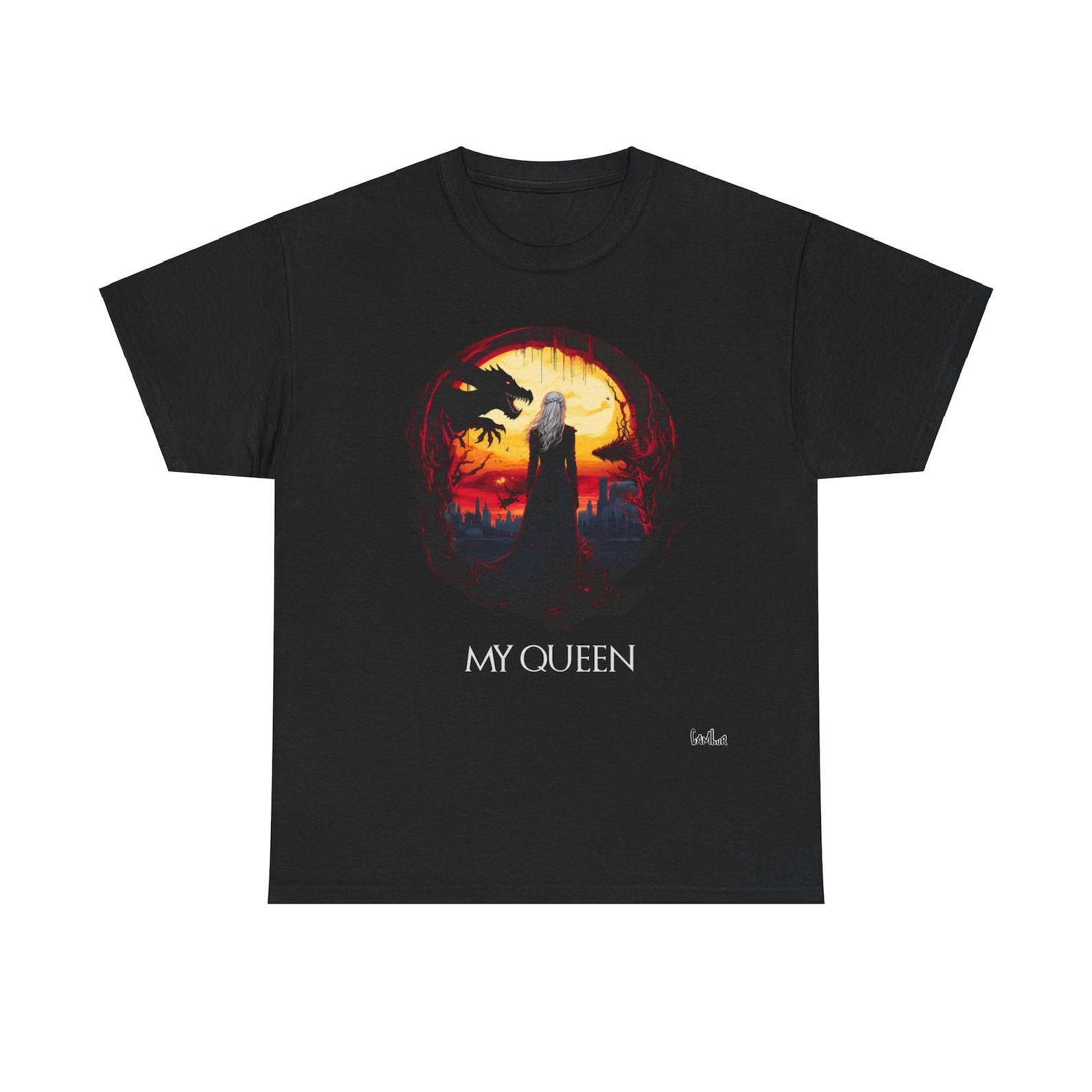 My Queen Unisex Heavy Cotton Tee S