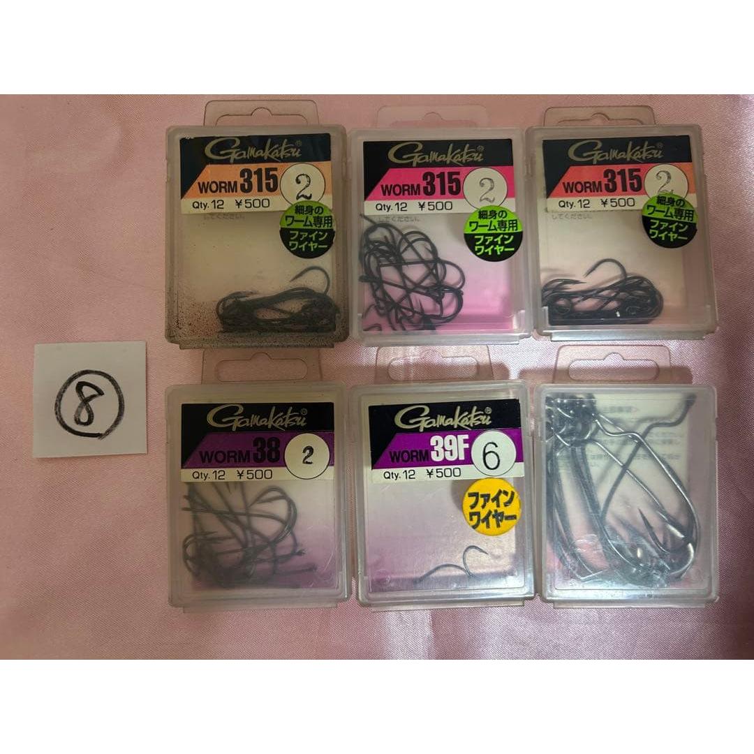 Used Gamakatsu fishing hook set of 6