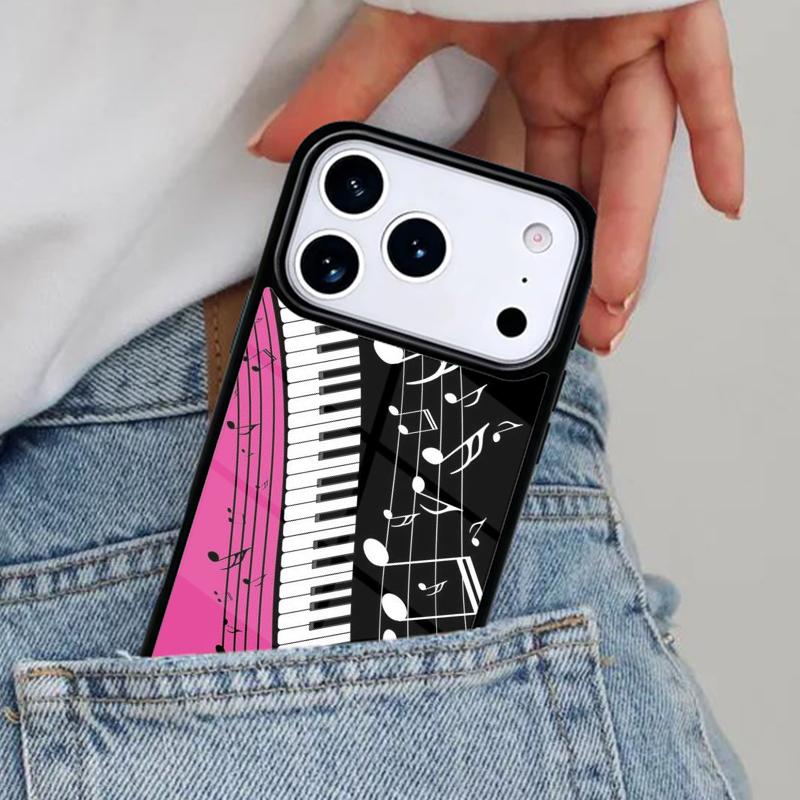 Music Note Musical Treble Clef Phone Case for iPhone 17ProMax 12 13 14 15 16e 17 Pro Max Plus Air Cover