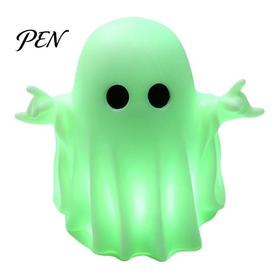 Small Flat Surface Decor Halloween Ghost Figurine, 3D Printed Cute Rock Statue, Mini Sculpture Funny Coffee Table Centerpieces Shelf Mantel Ornaments
