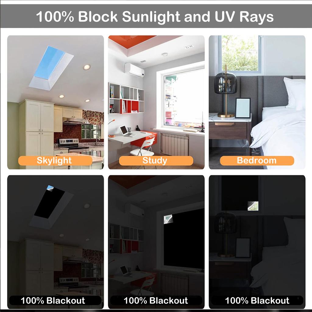 100 % Verdunkelungsvorhang für Fenster mit Saugnäpfen, tragbar, abnehmbar, für Wohnzimmer, Schlafzimmer, Hitze- und Lichtschutzvorhänge