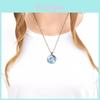 Elegant Ariel Little Mermaid Pendant Necklace For Girls And Women Cartoon Princess Style
