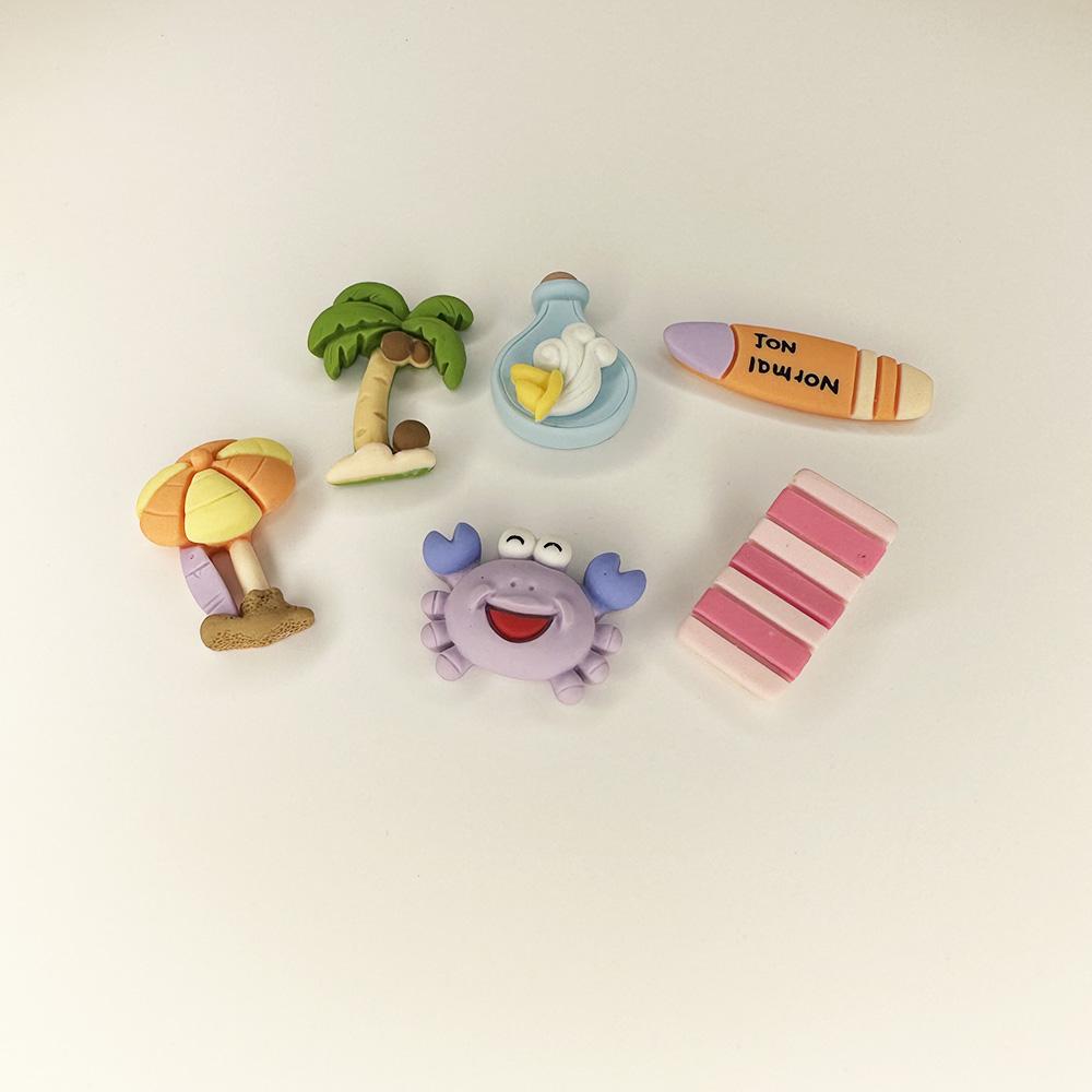 Kawaii Summer Beach Vacation Hair Mobile case Cup Decoration Flatback Resin Cabochons