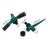 3-Arm 360 Degree Rotating Sprinkler and Spiked Holder Kit Automatic Rotary Nozzles Garden Lawn Plants Flowers Irrigation 1/10Pcs