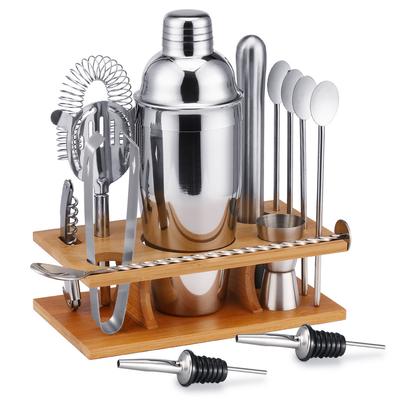 Stainless Steel Shaker, Cocktail Shaker, 14-Piece Set, Shaker Shaker