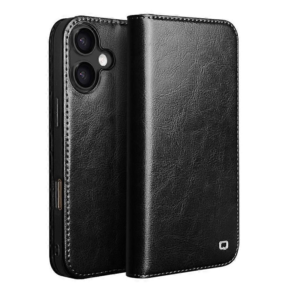 QIALINO Ādas Tālruņa Vāciņš priekš iPhone