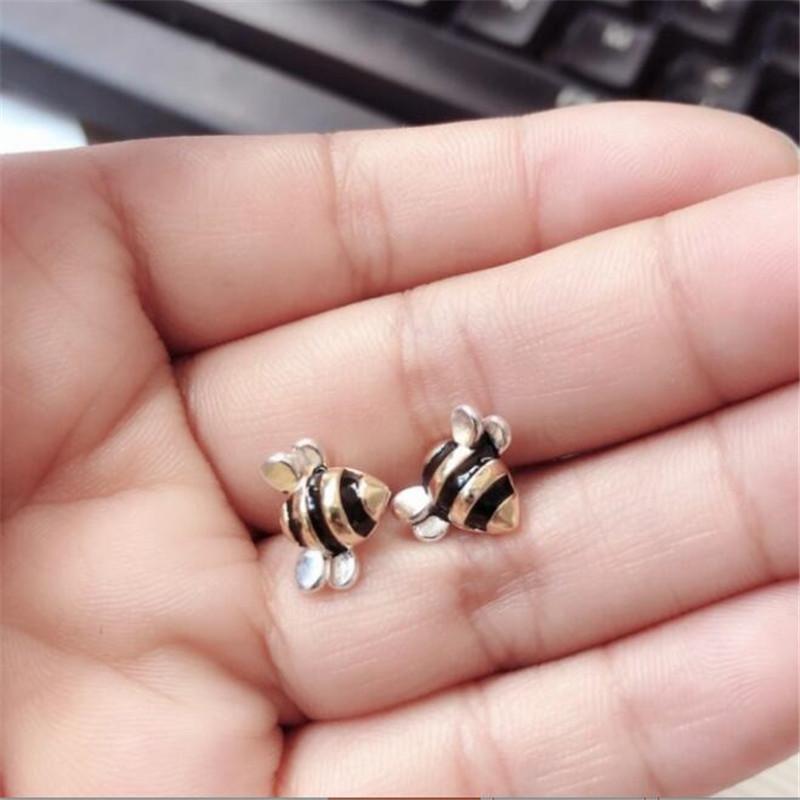 Корейское модное милое ожерелье с подвеской в ​​виде пчелы Ear nails