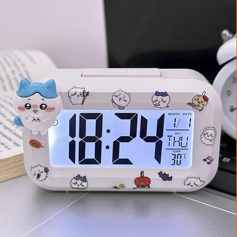 Desktop Multi-function Desk Clock New Cute Mini Children's Small Alarm Clock Cute Student Dormitory Artifact Decorative Clock