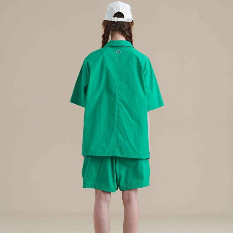 Bbc Earth Short Sleeve Snap Anorak  Green 