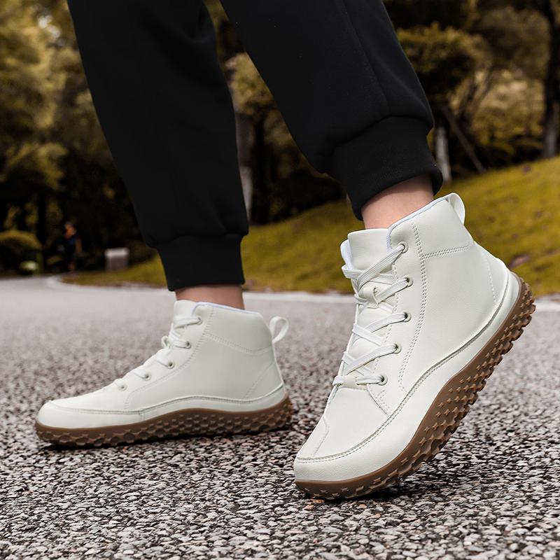 Autumn/Winter Unisex Wide Head Barefoot Large Hiking Shoes Mid Top Outdoor Hiking Shoes