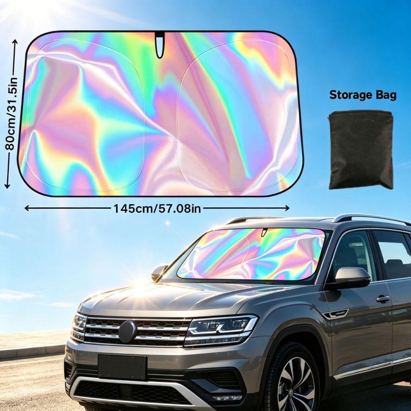 Window Shades for Car Windshield, Foldable Car Window Shades Reflective UV Block Sun Visor Keep Vehicle Cool in Summer Heat