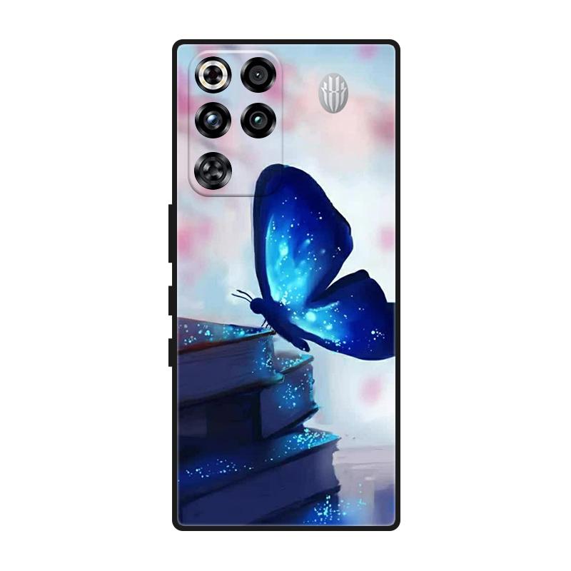 Case For Nubia Red Magic 11 Pro Plus Case Cool Silicone Protective Cover for Red Magic 11 Pro+ 5G Bumper Fundas Black Coque