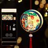 Lovely Rabbits Light Hanging Decors Portable Autumn Festival Rabbits Light Decoration for Cultural Enthusiasts