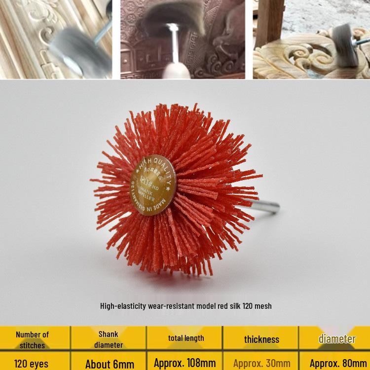 Nylon Abrasive Polishing Wheel for Wood and Furniture Carving
