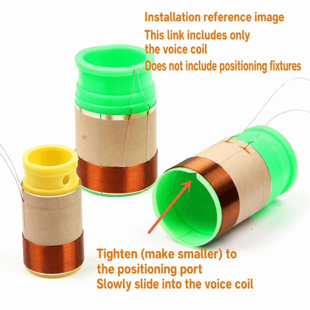 2 Layers Bass Voice Coil 19.5-38.5mm Bass Speaker Voice Coil Aluminum Voice Coil