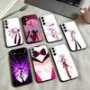 A-Angel Dust Hazbin H-Hotel-l Handyhülle Für Samsung Galaxy A73,A72,A71,A70,A53,A52,A51,Weiche Silikon Schwarze Hülle