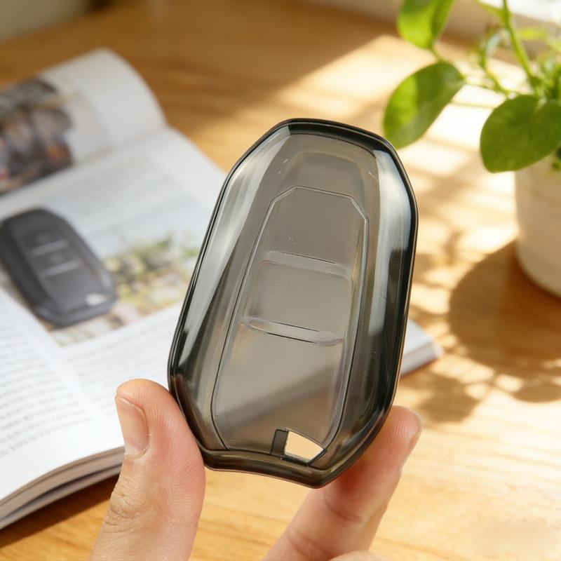 

Transparent Black Tpu For Peugeot 208 Ds3 308 5008 Ds5 Ds6 For Citroen C3 C4 C5 X7 C2 Remote Car Key Case Cover Fob Accessories